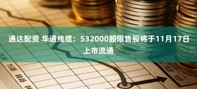 通达配资 华通线缆：532000股限售股将于11月17日上市流通